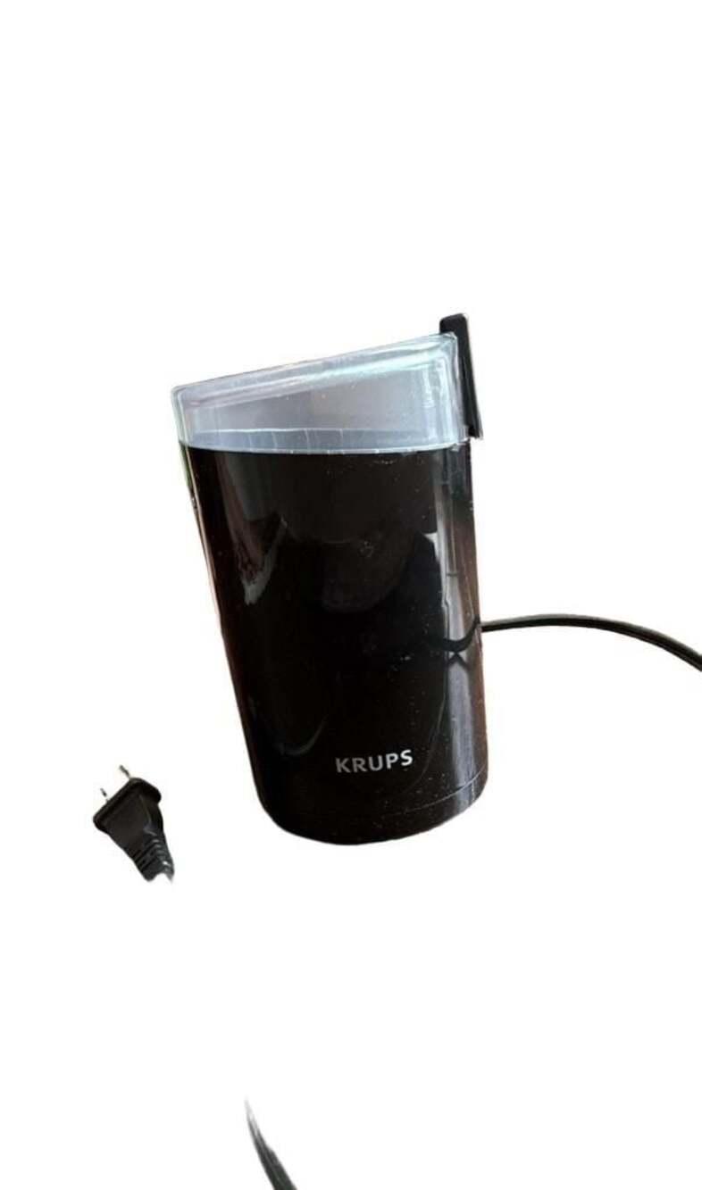 KRUPS Fast Touch Electric Coffee and Spice Grinder F203 Black